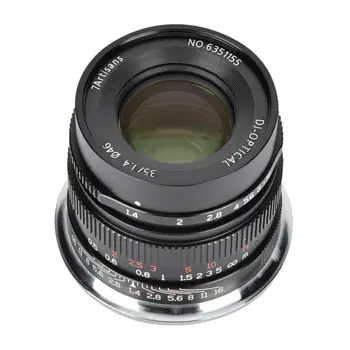 

7Artisans Camera Lens MF35mm F1.4 Full Frame Humanity Fixed Focal Camera Lens Z Mount Z6 Z7 Z50 Mirrorless Camera Large Aperture