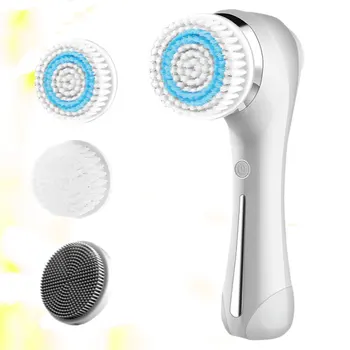 

1pc Facial Cleansing Brush Portable Face Inductor Face Washing Cleaner Electric Facial Cleanser for Lady Woman Home Girl