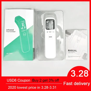 

Baby Forehead Ear Thermometer Infrared Digital LCD Non-Contact Adult Children Fever IR Body Measurement CE FDA