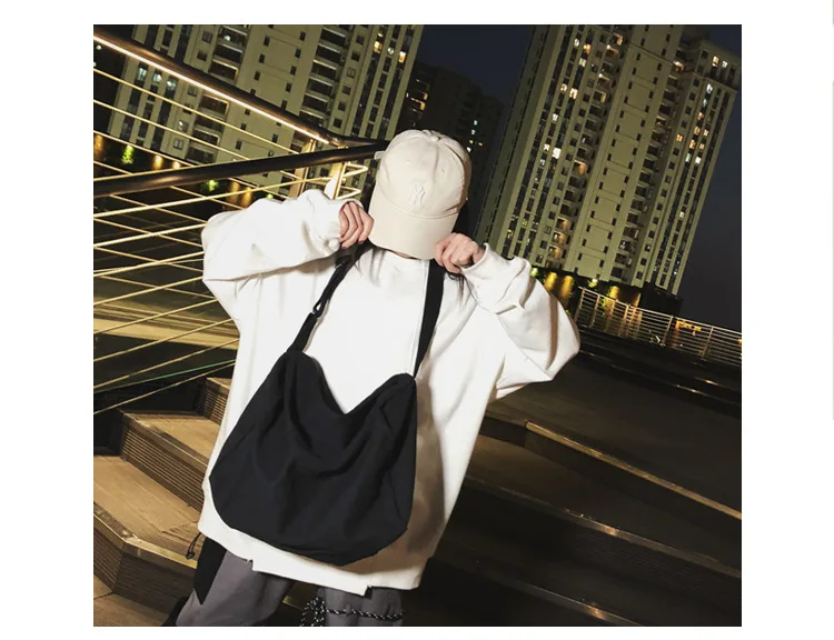 INS сумка через плечо с широким ремешком для мужчин и женщин, Холщовая Сумка в японском стиле, художественная универсальная Холщовая Сумка