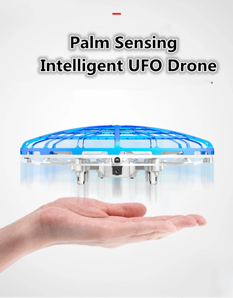 Инфракрасные часы гравитационная индукция Smart Hover UFO Радиоуправляемый Дрон 100 м 3D рулон фиксированный удерживающий Безголовый режим распознавания жестов НЛО Квадрокоптер