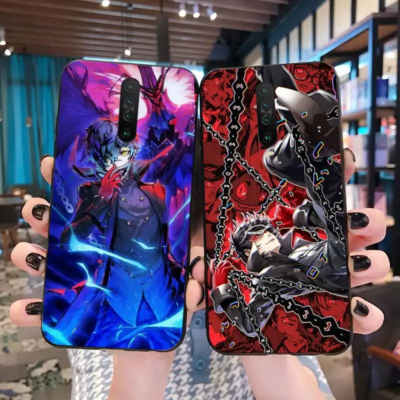 P5 P Persona 5 черный мягкий чехол для телефона из ТПУ Redmi Note 8 8A 8T 7 6 6A 5A 4 4X 4A Go Pro |