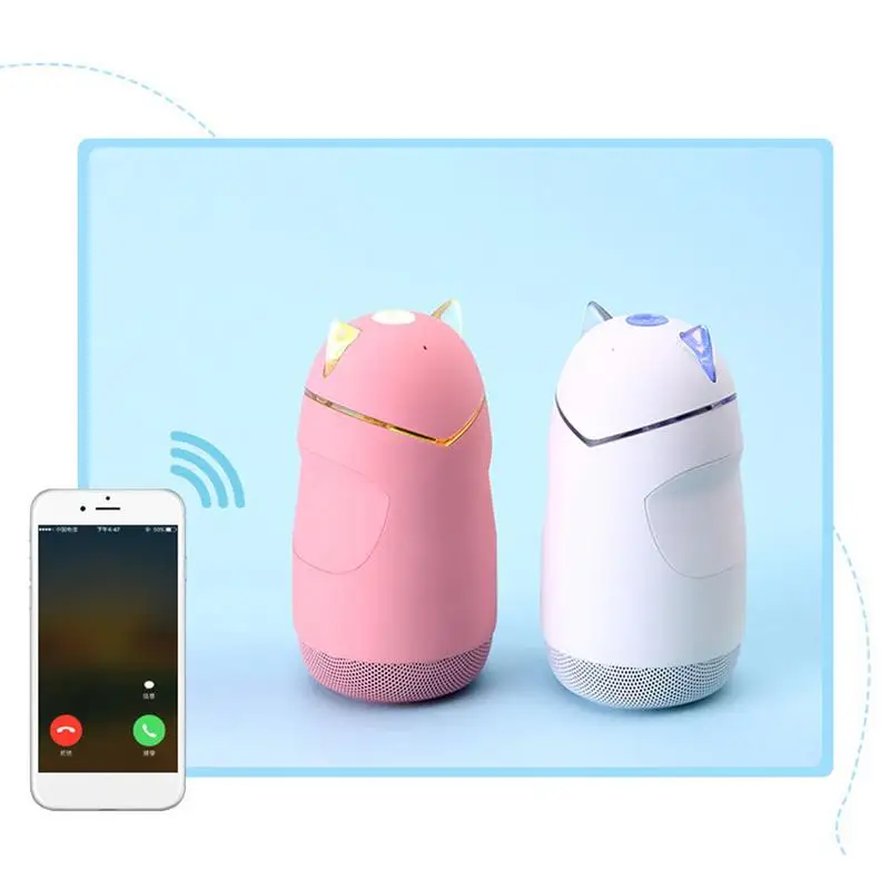 Мультяшный инновационный беспроводной динамик с громкой связью s Cat bluetooth-колонка в подарок с светодиодный сабвуфером