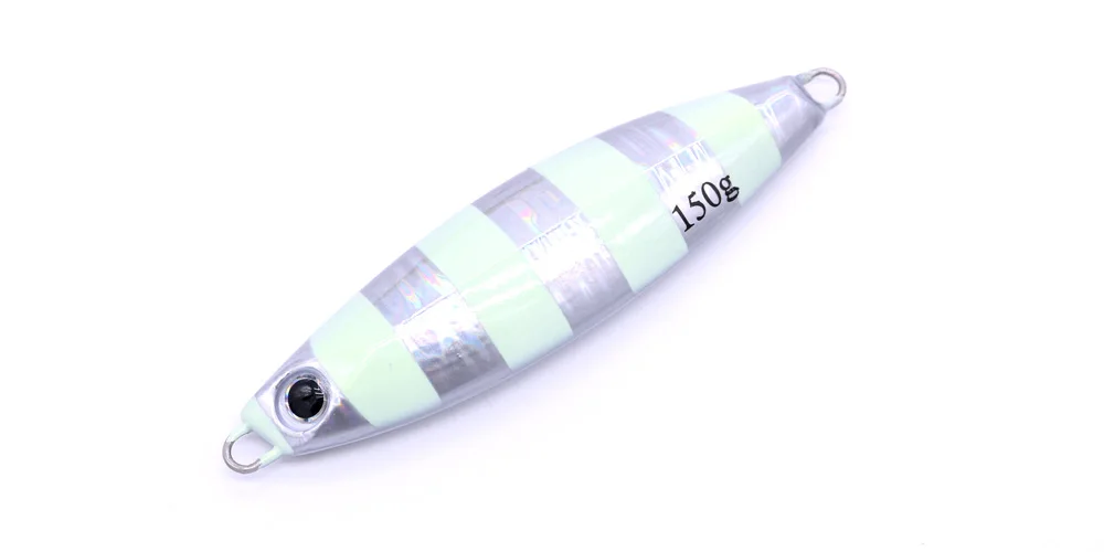 Casfun металлические приспособления, светящаяся медленная блесна S 150 г 180 г 5 шт./лот, искусственная приманка, приманка для рыбалки, морская приманка, медленный джиг, приманка для джига
