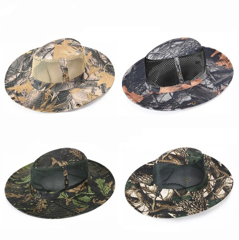 Baumwoll Panama Hut - Militärstyle Fischerhut Mit Breiter Krempe Für Sonnenschutz, Unisex