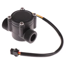 

DC 5-18V Water Flow SensorFlowmeter Hall Flow Sensor Water Control Liquid Flow 1-30L/min Sensor Switch YF-S201