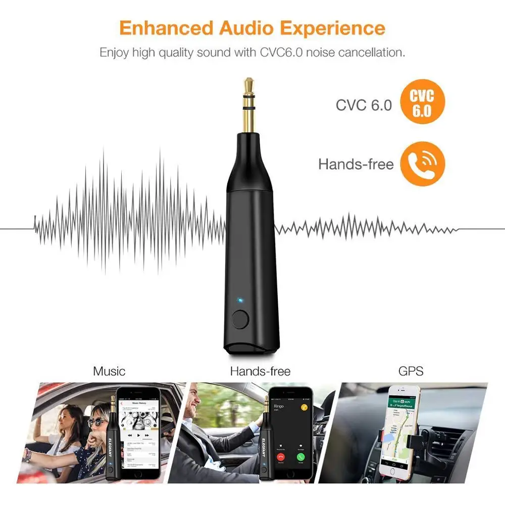 Bluetooth 5 0 Handsfree Wireless Music Adapter Stereo Audio Receiver For Sony MDR 10R On Over Ear Wired Headphones