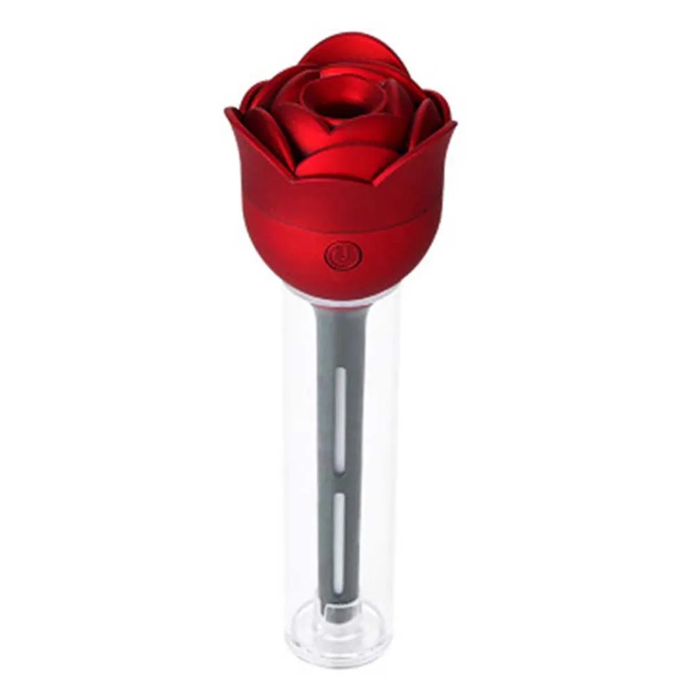 

Mini USB Air Humidifier Rose Flower Shape Purifier Aroma Diffuser Ultrasonic Atomizer Mist Maker Refresher Humidification Gift