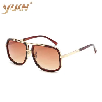 

Personality fashion sunglasses men women retro sunglasses flat light mirror Square Brand Design Sun Glasses Oculos Retro male