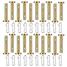 

Promotion! 40 Pieces Shear Pins and Cotter Pins 738-04124 and 714-04040 Replacement Shear Pin and Bow Tie Lock Cotter Pin Kit