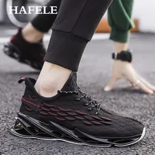 Новинка, мужские кроссовки для бега, бега, прогулок, спорта, высокое качество, на шнуровке, дышащие кроссовки