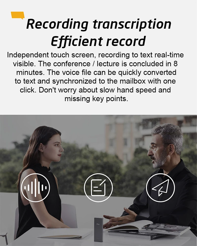 VLAMPO Translation AI Smart Voice 100 Languages Real-time Face-to-Face WIFI 2.4''TFT 12MP Multi-function Translator
