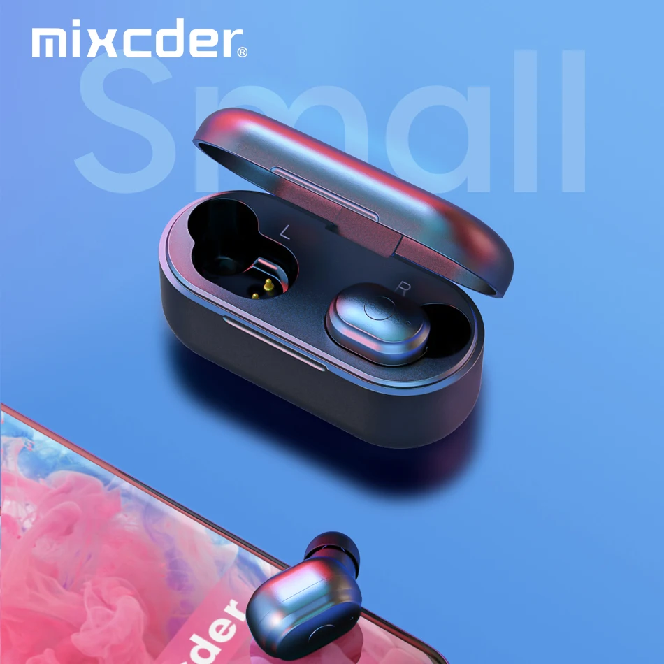 Беспроводные наушники Mixcder T1 шумоподавляющие CVC 8 0 с двумя микрофонами Bluetooth HD