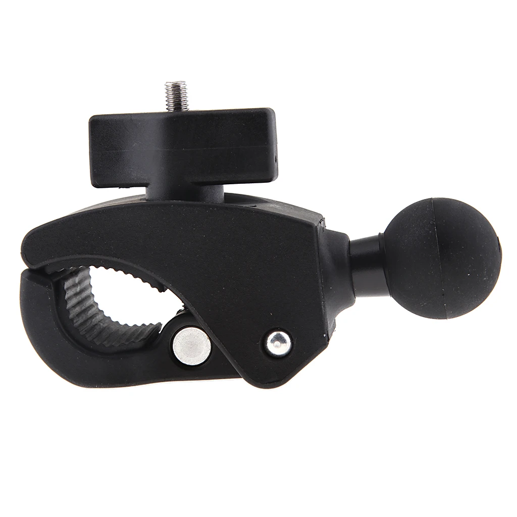 Quick Release Motorcycle Handlebar Clamp 1'' Ball Adapter 16-38mm Tube