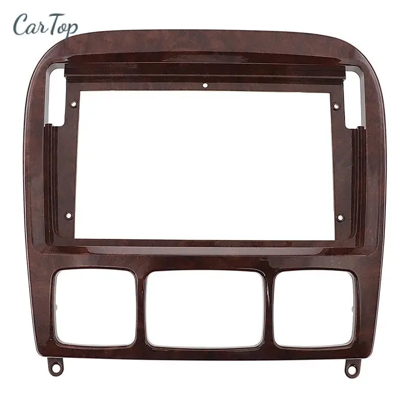 

9 Inch Double Din Car Fascia For Benz S Class W220 2006+ GPS Adaptor Frame Stereo Radio Multimedia Player Panel Bezel
