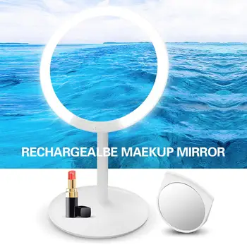 

Chargeable Seven Files Beauty Mirror LED Mirror Stylish Makeup Mirror Make Up Sturdy Girl USB