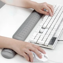 For Small Memory Foam Keyboard Pad Wrist Mouse Pad Wrists Support Mice Keypad Mat for Desktop Computer Laptop Accessories Parts