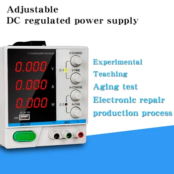 

Laboratory Power Supply 4 LED Display Adjustable Switching Regulator PS-3010DF 110v - 220v Laptop Repair Rework