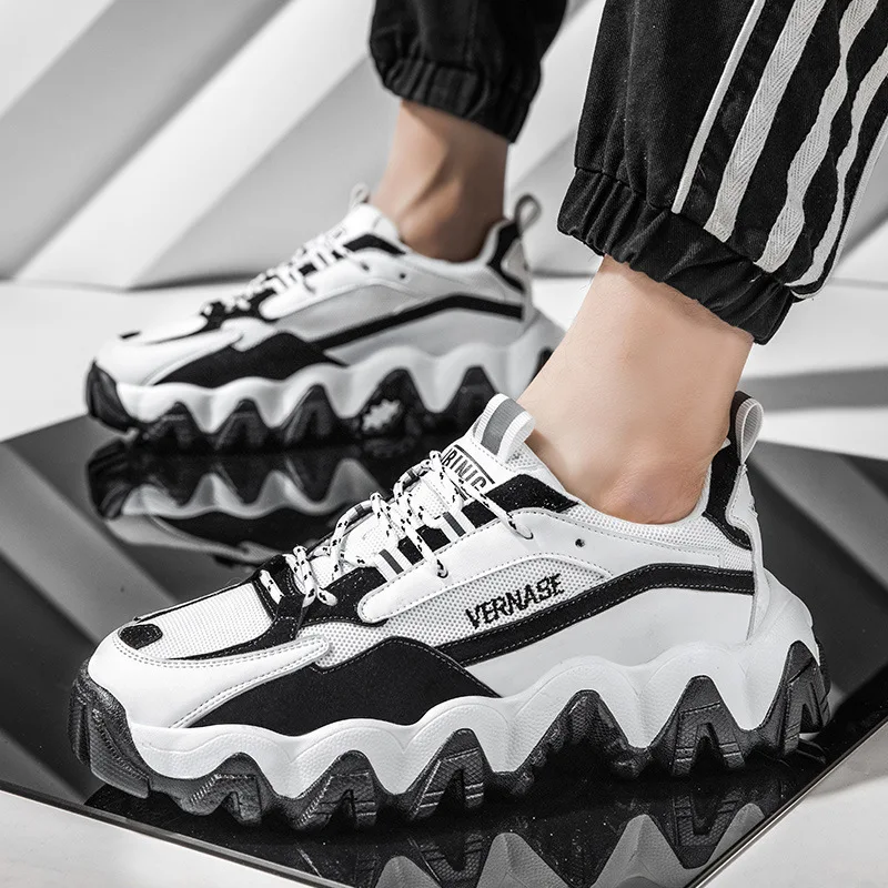 

2020 Spring Dad Shoes Network Red Hot Selling Thick Bottomed Sports Trendy Shoes Korean-style Versatile MEN'S Casual Shoes