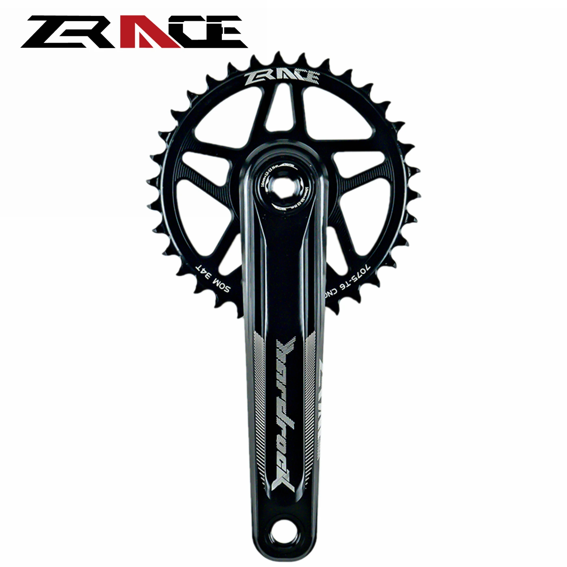 Zracing HARDROCK 1x10 11 12 скоростной шатун 32 T/34 T/36 T MTB 170 мм 175 мм совместим с SRAM EAGLE M9100 M8100 M7100