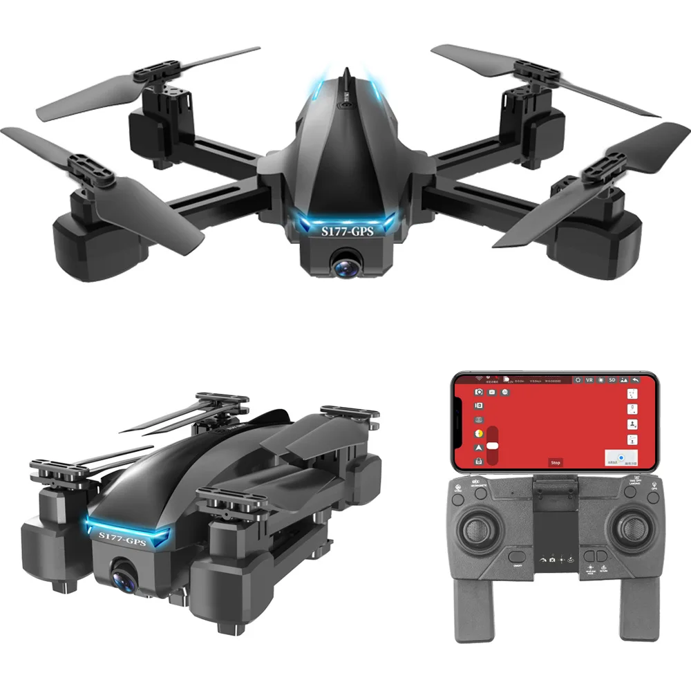 Dron plegable con cámara 4K y GPS 5G, cuadricóptero profesional con WIFI, gran angular, vuelo de 20min, helicóptero RC, juguetes eléctricos de Navidad