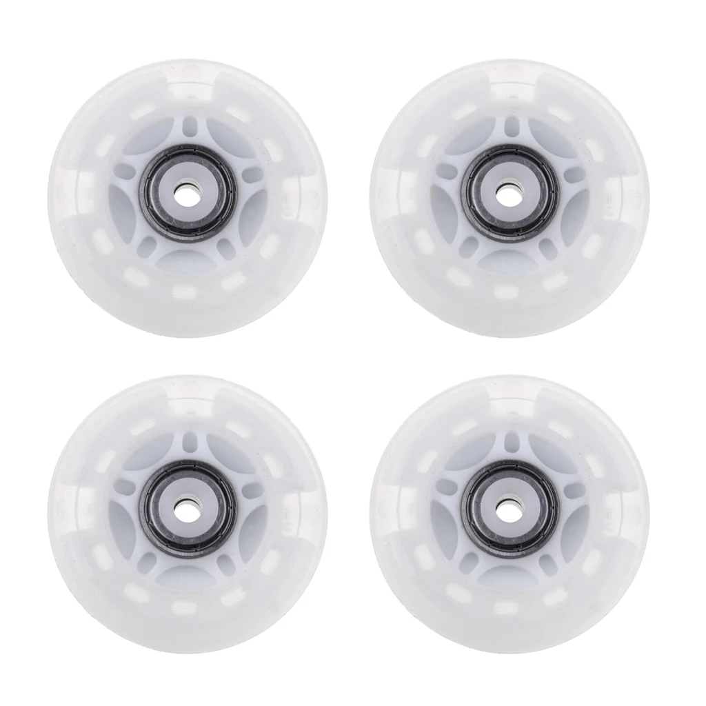 4 Pcs Professional Roller Skates Inline Skating Premium 88a PU Wheel Outdoor Sports Parts Replacement Accessories 64mm 