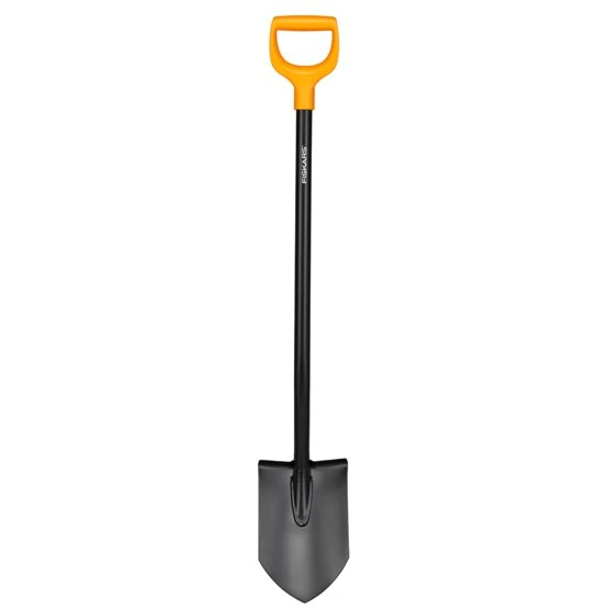 Лопата садовая FISKARS Solid (1026686/131413) (сталь, черный, штыковая)