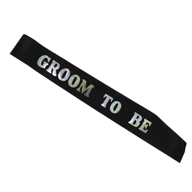 Fun Groom To Be Sash For Stag Night Bachelor Party Decorations