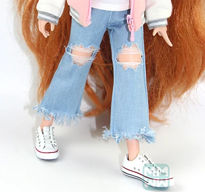 1 шт. одежда Blyth Doll полосатая рубашка, жилет, спортивные штаны для Blyth Azone OB24 OB23 кукла 1/6 аксессуары - Цвет: XB--030--B