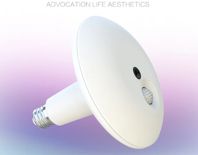 

1.3MP 3.0MP Panoramic Wifi Camera 360 Degree Mini Small Size 3D Vision Home Security Smart Bulb Wifi IP Camera 10 Meters IR