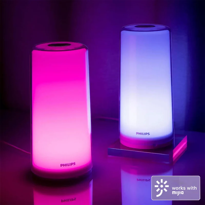 Bijlage Misverstand toxiciteit Xiaomi Mijia Philips Zhirui Smart Bedside Lamp Home Atmosphere Lighting Desk  Night Light Music Sync Works With Mijia Mi Home App - Smart Remote Control  - AliExpress