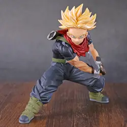 Супер Dragon Ball-Z Heroes Chouzetsu Gikou Vol.5 Super Saiyan Trunks Future ПВХ фигурка Коллекционная модель игрушки