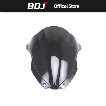 

BDJ For Kawasaki ZX10R ZX 10R 2016-2019 Black ZX-10R Windshield WindScreen Double Bubble