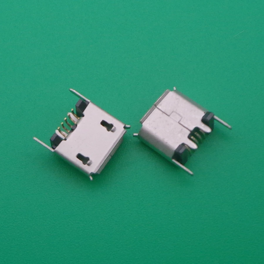 10 шт. микро мини USB разъем порт для зарядки док-станция ZX80-B-5P Micro B Тип Вертикальный