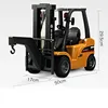 Multi-Functional Forklift Truck 2.4G Alloy Large Truck With Light 360Degree Rotation Lifting Electric Engineering Vehicle Truck 6