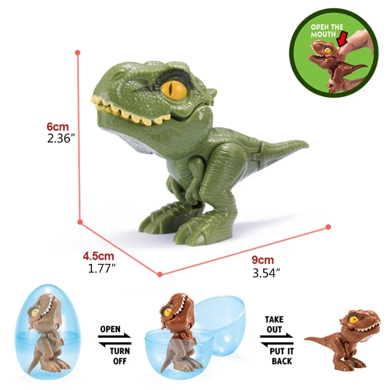 iron man toys 4pcs Finger Dinosaur Egg Toy Creative Tricky Tyrannosaurus Model Dinosaur Toy Children's Gifts G99C ninja turtles toys