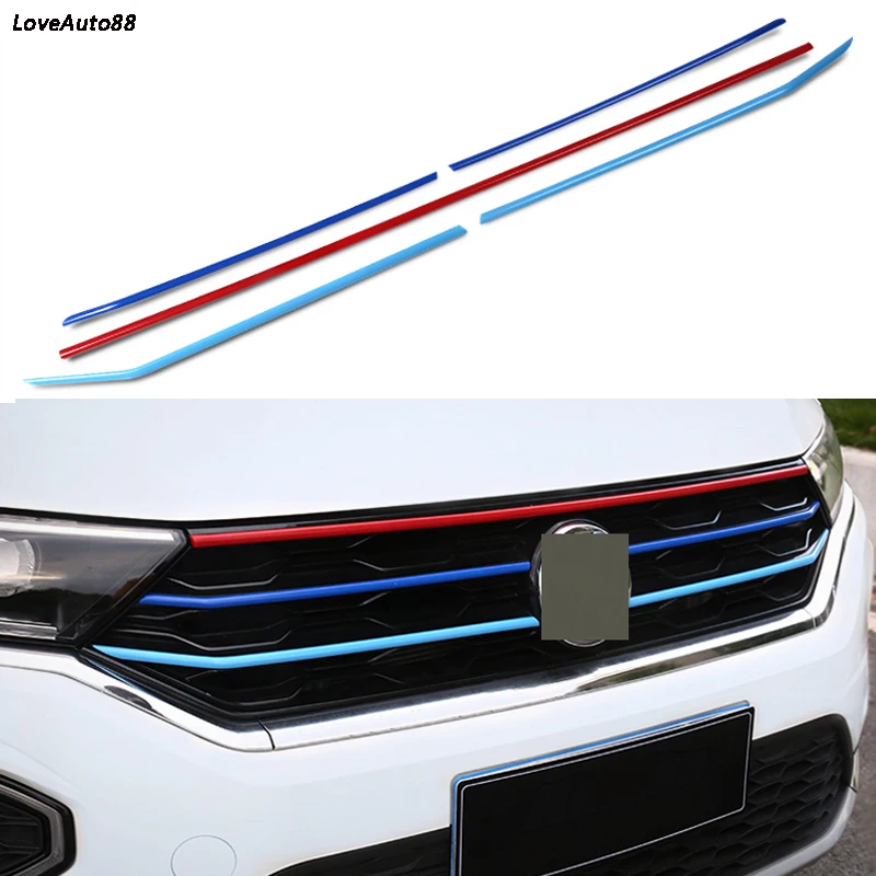 

Car Front Grill Middle Net Sticker Trims For Volkswagen VW T-roc T roc 2017 2018 2019 Car Accessories
