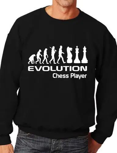

Evolution Of Chess Player Funny Adult Sweatshirt Jumper Birthday Gift More Size and Color-E171