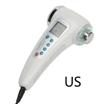 

Ultrasonic Face Massager Cleaner Led Light Facial Photon Ultrasound Therapy Skin Care Body Slim Double-Head Face Cleaner