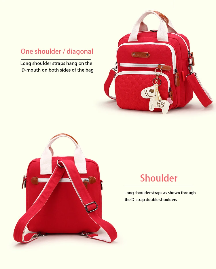 Diaper Bag Baby Maternity Backpack For Mom Mommy Women's Nappy Maternal Mama Big Baby Travel Handbag Hanging Mammy Wet Dry Bag F
