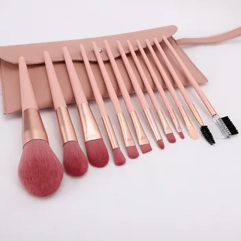 

Girl'S Heart Naked Pink 5 Branch 7 12-piece Make-up Brush Set Soft Bristle Online Celebrity Beauty Blush Brush Eyeshadow Brush