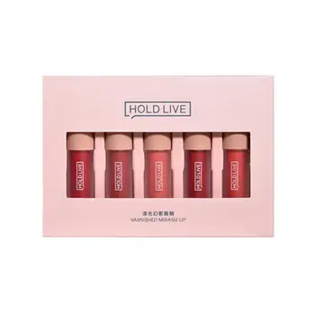 

5 Pcs/set Women Lipsticks Five Pack Makeup Mini Lacquer Phantom Lip Glaze-new Sealed Makeup
