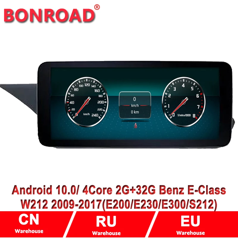 Автомобильный мультимедийный плеер с GPS-навигацией Android10.0 для Benz E-Class W212 E200 E230 E260