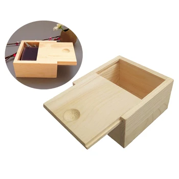 

Wooden Jewelry Storage Box Organizer Soap Necklaces Bracelets Storage Box