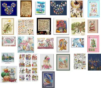 

DW 2731 cotton threads Stitching embroidery Counted Cross Stitch Kit Cross stitch cotton with cross stitch