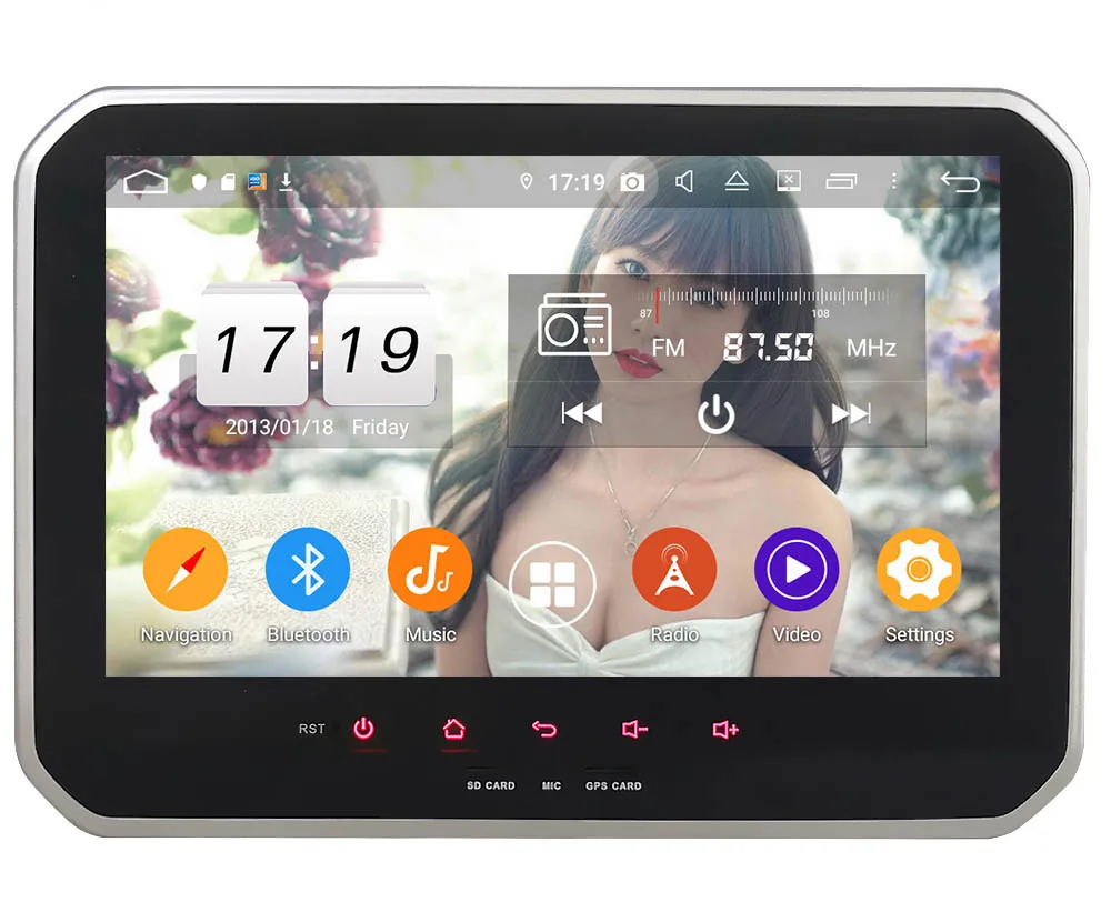 Klyde " ips 4G wifi Android 9,0 Восьмиядерный 4 Гб ОЗУ 64 Гб ПЗУ DSP BT автомобильный DVD мультимедийный плеер стерео для Suzuki IGNIS 2010