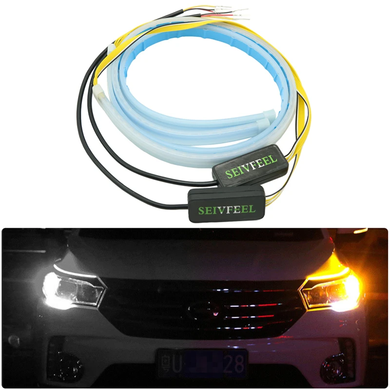 Для Toyota Corolla Avensis Yaris Rav4 Auris Hilux Prius Camry 40 Celica Супра автомобильный гибкий DRL