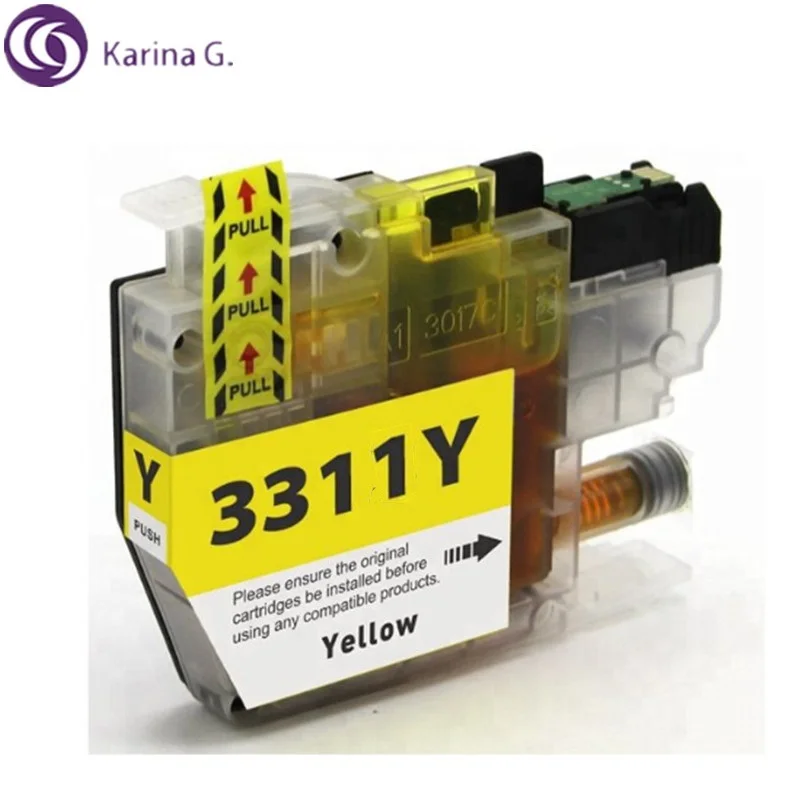 Совместим с чернильным картриджем Brother LC3311 LC3313 подходит DCP J772DW MFC J491DW J890DW и т.