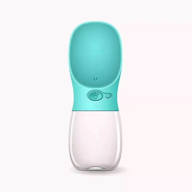 Blue Новейшая для домашних собак, кошек, бутылка для воды, портативные чашки для путешествий, подача питьевой воды, миска для маленьких больших собак, 350/550 мл - Цвет: Blue