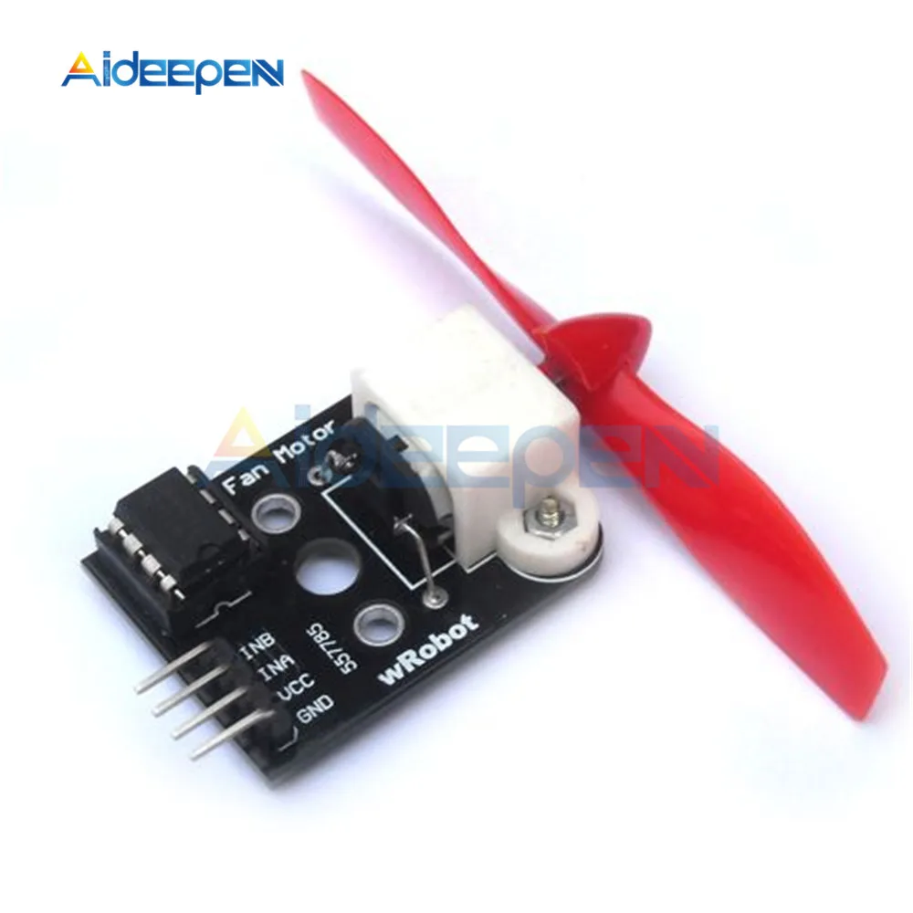 5 в L9110 вентилятор двигателя Модуль пропеллер пожарный робот для Arduino DIY